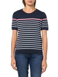 Женский свитер Tommy Hilfiger с коротким рукавом 1159861570 (Синий S)