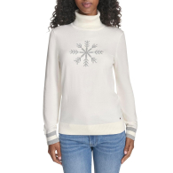 Женский свитер Tommy Hilfiger с воротником 1159862125 (Молочный S)