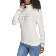 Женский свитер Tommy Hilfiger с воротником 1159862125 (Молочный S)