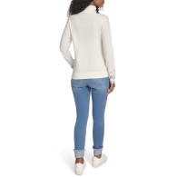 Женский свитер Tommy Hilfiger с воротником 1159862125 (Молочный S)