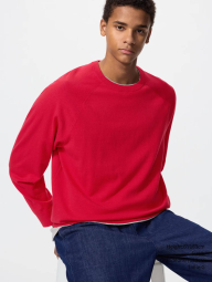 Светр UNIQLO 1159862187 (Червоний M)