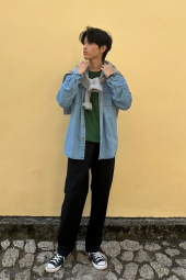Светр UNIQLO 1159862534 (Зелений L)