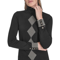 Жіночий светр Tommy Hilfiger з коміром 1159862550 (Чорний XS)