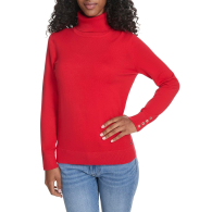 Жіночий светр Tommy Hilfiger з коміром 1159862552 (Червоний M)