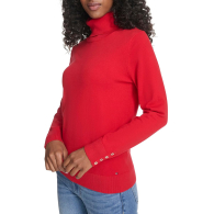 Жіночий светр Tommy Hilfiger з коміром 1159862552 (Червоний M)