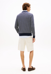 Мужской свитер Tommy Hilfiger 1159863060 (Синий/Белый XXL)