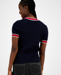 Жіночий светр Tommy Hilfiger з коротким рукавом 1159863332 (Синій XS)