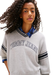 Женский свитер Tommy Hilfiger с логотипом 1159863494 (Серый XL)