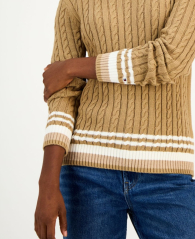 Женский свитер Tommy Hilfiger 1159863624 (Бежевый XL)
