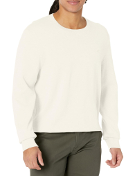 Мужской свитер Calvin Klein с монограммой 1159864088 (Молочный XS)