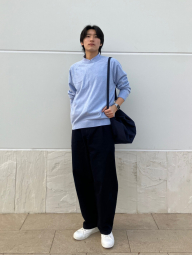 Свитер UNIQLO 1159864449 (Голубой XL)