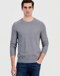 Мужской текстурный свитер Michael Kors 1159864580 (Серый M)