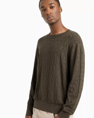 Мужской свитер Armani Exchange 1159865348 (Зеленый XL)