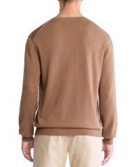 Мужской хлопковый свитер Calvin Klein 1159923686 (Коричневый XXL)