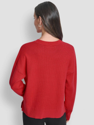 Жіночий светр DKNY з логотипом 1160090529 (Червоний S)