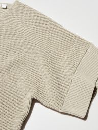 Свитер с короткими рукавами UNIQLO 1160090026 (Бежевый S)