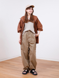 Свитер с короткими рукавами UNIQLO 1160090026 (Бежевый S)