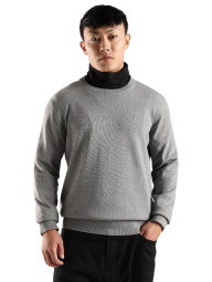 Чоловічий светр Calvin Klein з монограмою 1160099700 (Сірий M)