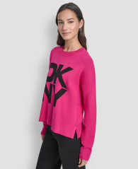 Жіночий светр DKNY з логотипом 1160106803 (рожевий L)