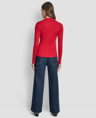 Жіночий светр-поло DKNY 1160300428 (Червоний XL)