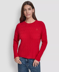 Жіночий в'язаний светр DKNY 1160441083 (Червоний XS)