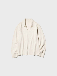 Светр в рубчик UNIQLO 1160844862 (Молочний L)