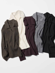Светр в рубчик UNIQLO 1160844862 (Молочний L)