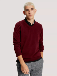 Мужской свитер Tommy Hilfiger 1161285112 (Бордовый XL)