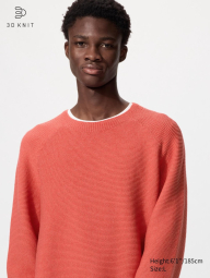 Безшовний светр UNIQLO 1161342643 (Помаранчевий 3XL)