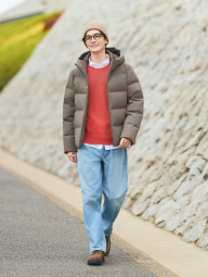 Безшовний светр UNIQLO 1161342643 (Помаранчевий 3XL)