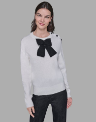 Жіночий светр Karl Lagerfeld 1161391768 (Молочний XL)