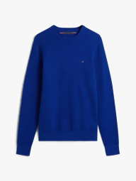 Чоловічий текстурний светр Tommy Hilfiger 1161771538 (Синій XXL)