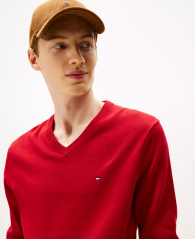 Мужской свитер Tommy Hilfiger 1162343631 (Красный XXL)