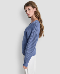 Женский вязаный свитер DKNY 1162578949 (Синий XL)