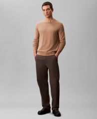 Мужской мягкий свитер Calvin Klein 1162741952 (Коричневый XL)