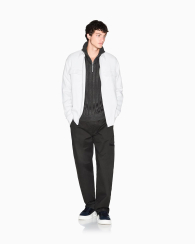 Чоловічий трикотажний светр Armani Exchange з коміром на блискавці 1162782499 (Зелений 3XL)