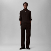 Мужской свитер Calvin Klein с воротником на молнии 1163060160 (Черный XXL)