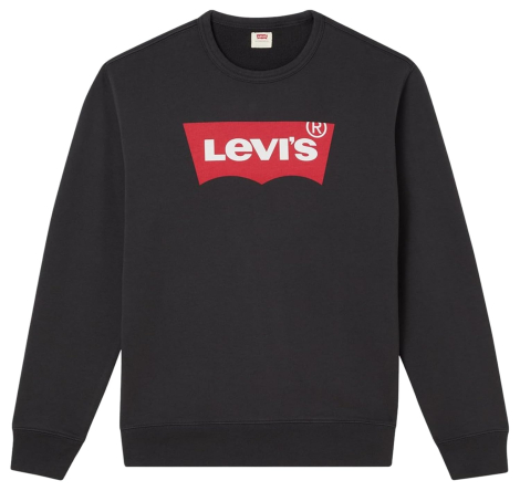 Мужской свитшот Levi's на флисе 1159838159 (Черный M)