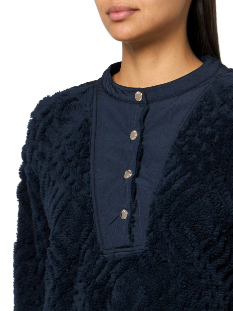 Жіночий світшот Tommy Hilfiger із шерпи 1159838238 (Синій S)