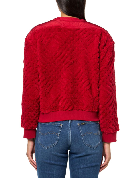 Жіночий світшот Tommy Hilfiger із шерпи 1159838240 (Червоний XL)