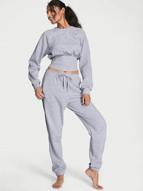 Свитшот в стиле корсета Victoria's Secret на флисе 1159840229 (Серый XS)