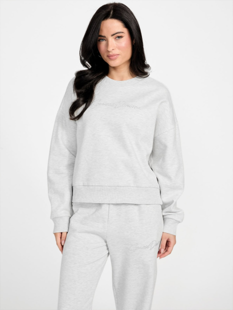 Жіночий світшот Guess з флісом 1159840974 (Сірий M)