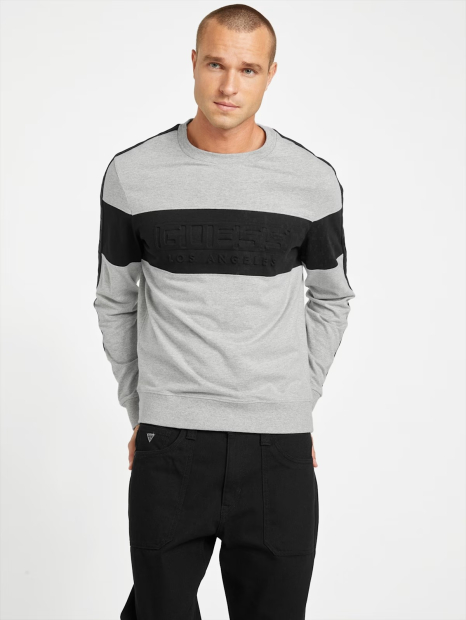 Мужской свитшот GUESS 1159841670 (Серый S)
