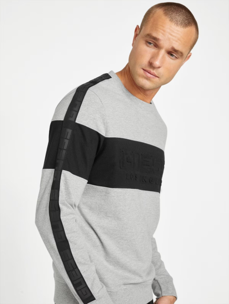 Мужской свитшот GUESS 1159841670 (Серый S)