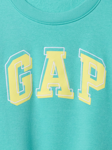 Дитячий світшот на флісі GAP з логотипом 1159842309 (Зелений S)