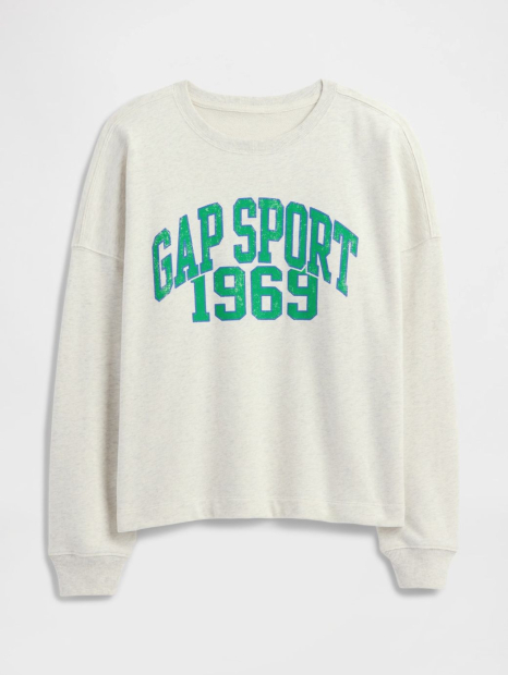 Свитшот женский GAP с логотипом 1159842384 (Серый XS)