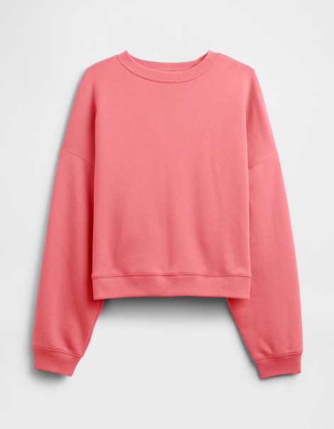 Свитшот женский GAP на флисе 1159843402 (Розовый XL)
