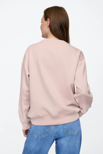Свитшот женский со стразами GAP на флисе 1159845788 (Розовый M)