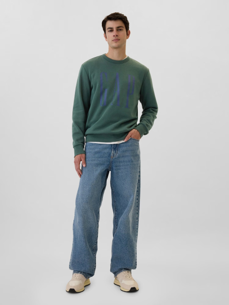 Світшот чоловічий GAP на флісі 1159846339 (Зелений XL)