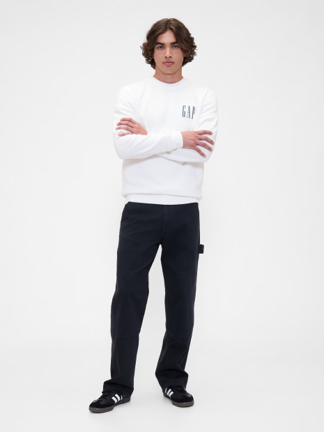 Світшот чоловічий GAP на флісі 1159848096 (Білий XL)